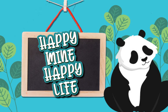 Pandano Font PNG with transparent background - Preview 5