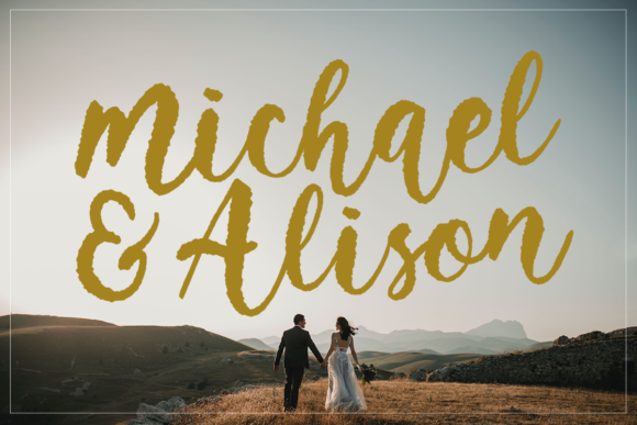 Saint Mighuel Font PNG with transparent background - Preview 2
