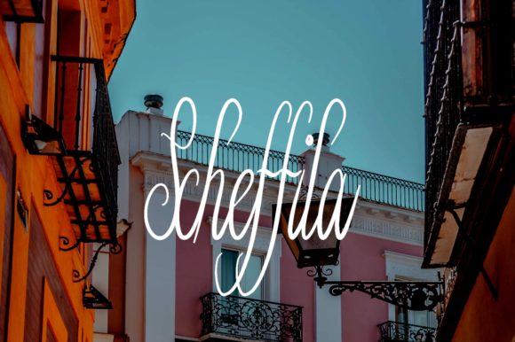 Schefilla Font PNG with transparent background - Preview 3