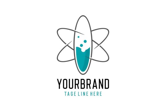 Science Lab Logo Template. Research