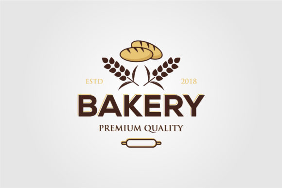 Vintage Bakery Emblem Logo Vector Design