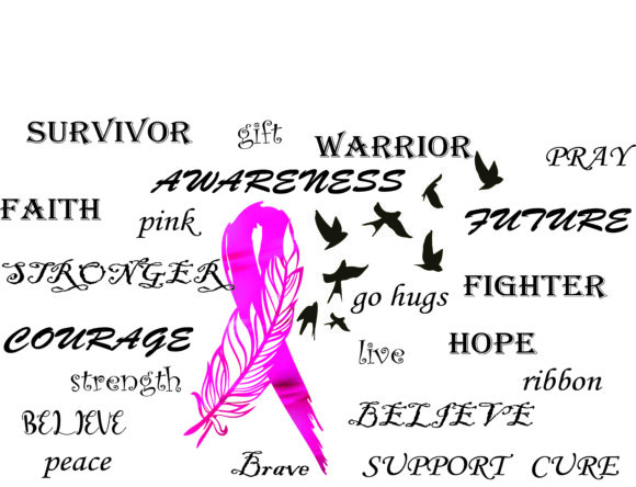 Breast Cancer, Pink Ribbon, Birds, Png Grafik Grafik-Vorlagen Von AlaBala