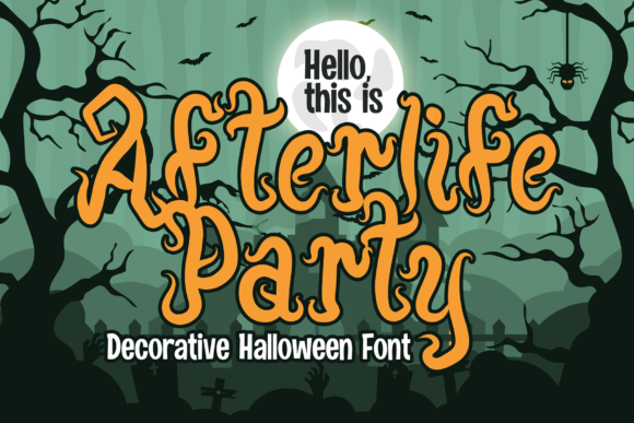 Afterlife Party Display Font By Cikareotype
