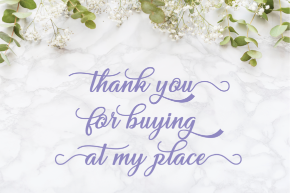 Amanda Font PNG with transparent background - Preview 5