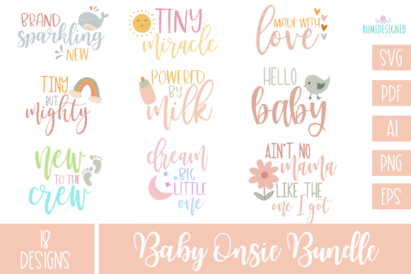 Baby Newborn Onesie Bundle