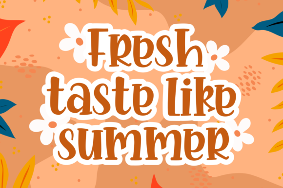 Fresh Pineapple Font - Preview 5