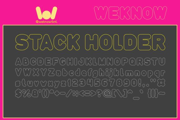 Funny and Cute Font PNG with transparent background - Preview 2