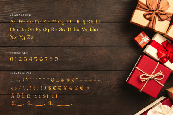 Gingerbread Font - Preview 1