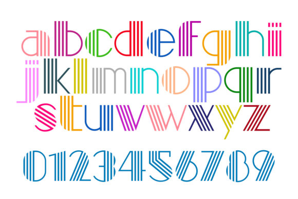 Golden Lines Font - Preview 4
