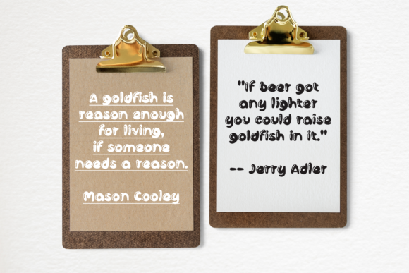 Goldfish Font - Preview 2
