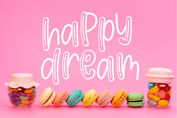 Jelly Party Font PNG with transparent background - Preview 5
