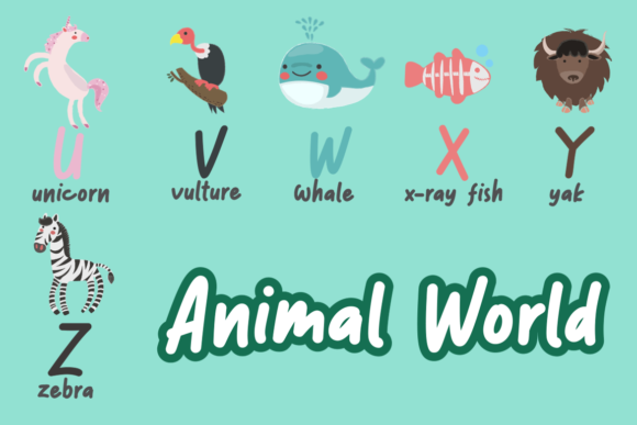 Jungle Monkey Font PNG with transparent background - Preview 4