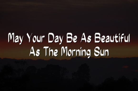 Morning Sky Font PNG with transparent background - Preview 1