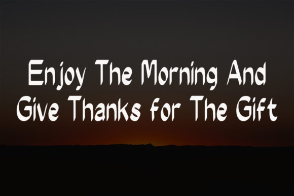 Morning Sky Font PNG with transparent background - Preview 2