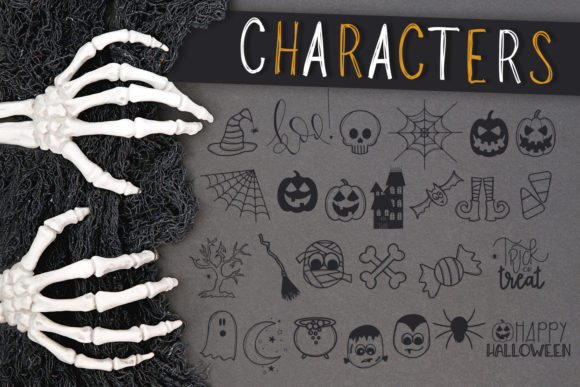OctobaDoodles Font PNG with transparent background - Preview 1