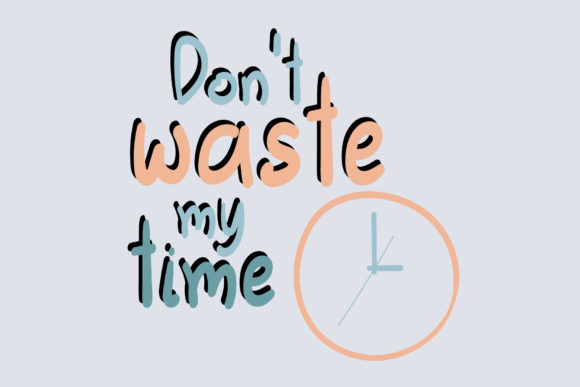 One Minute Font PNG with transparent background - Preview 3