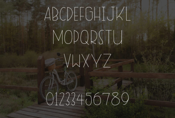 Overgrown Font PNG with transparent background - Preview 2