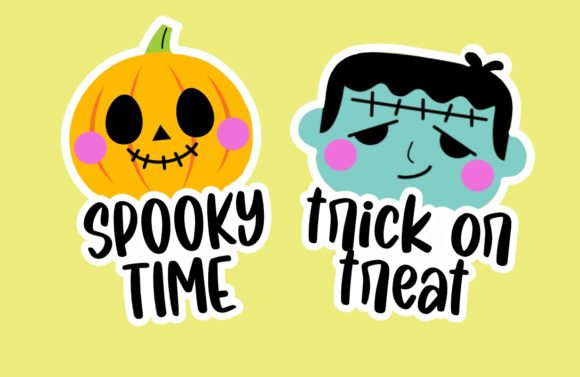 Shiner Monster Font PNG with transparent background - Preview 4