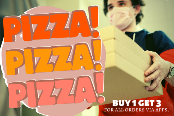 Cheese Butter Cream Font PNG with transparent background - Preview 1