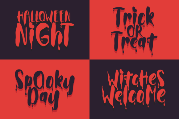 Creepyon Font PNG with transparent background - Preview 1
