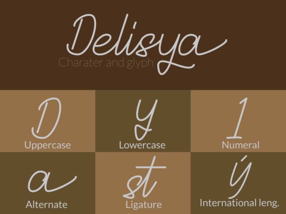 Delisya Font - Preview 1