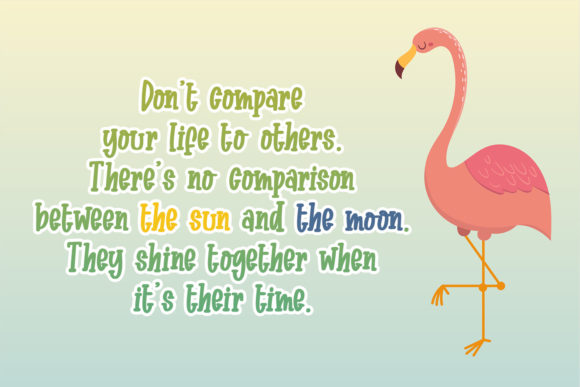 Jungle Friends Font PNG with transparent background - Preview 2