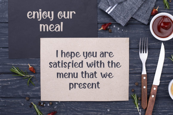 Butter Food Font - Preview 5
