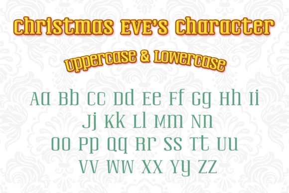 Christmas Eve Font - Preview 1