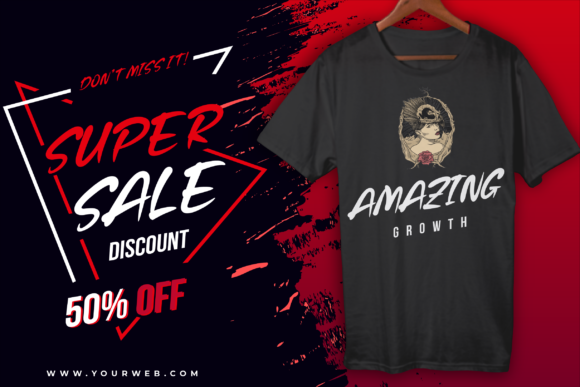 Frame Red Font - Preview 5
