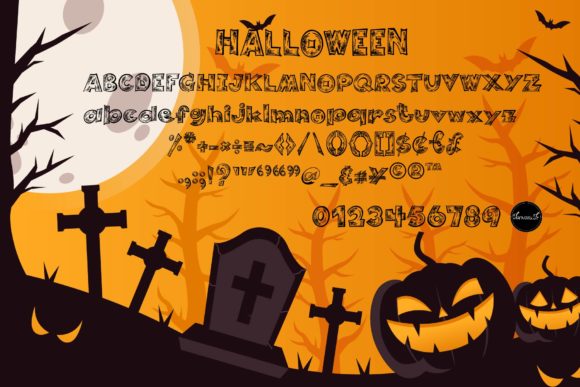 Halloween Font - Preview 5