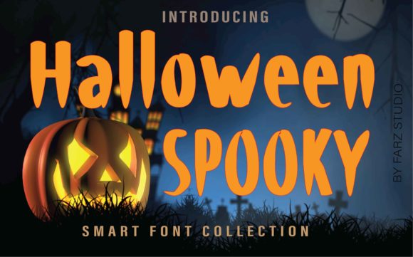 Halloween Spooky Font by Farz Studio