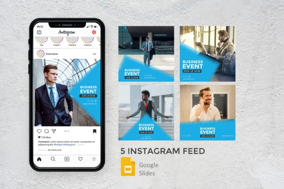 Instagram Feed Business Event Graphics
