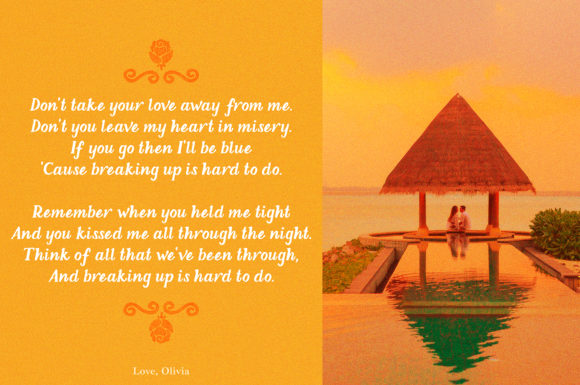 Love, Olivia Font PNG with transparent background - Preview 2