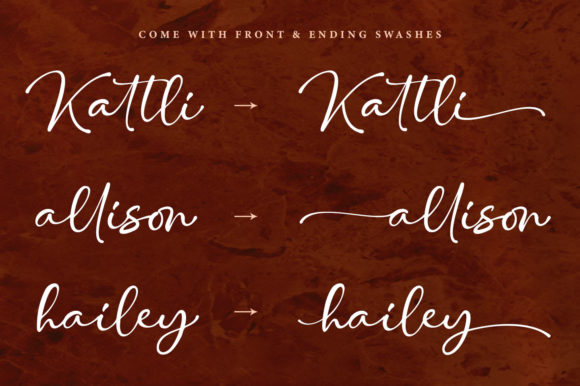 Miguella Charlotte Font PNG with transparent background - Preview 6