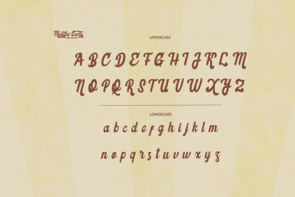 Mumbai Curry Font font preview - 1