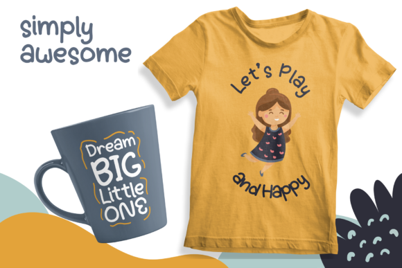 Onekids Font PNG with transparent background - Preview 2