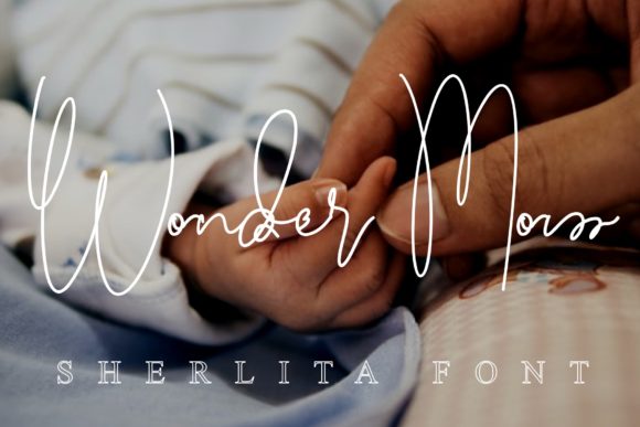 Sherlita Font PNG with transparent background - Preview 2