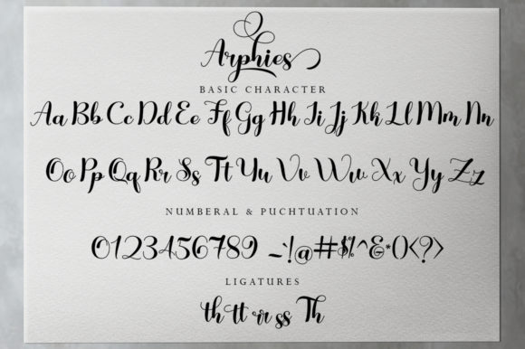 Arphies Font - Preview 5