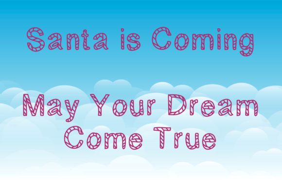 Christmas Santa Font - Preview 1