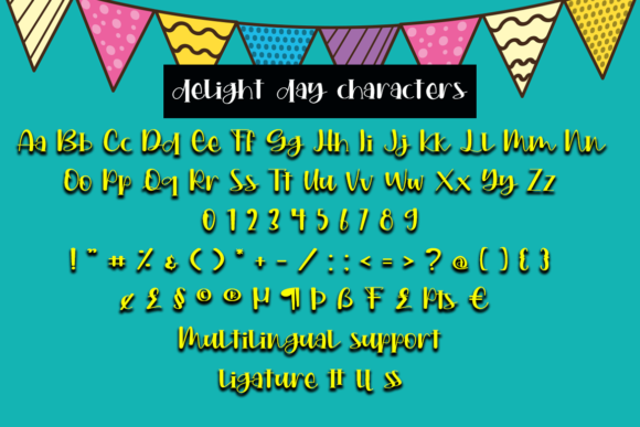Delight Day Font - Preview 4