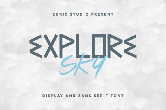 Explore Sky Font - Preview 1