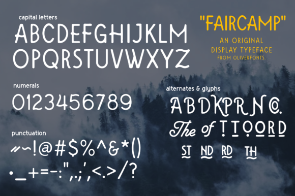Faircamp Font - Preview 2