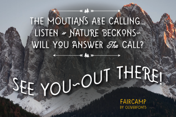 Faircamp Font - Preview 5