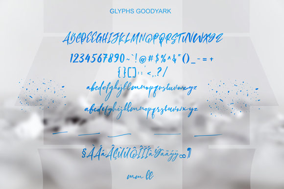 Good Yark Font PNG with transparent background - Preview 3