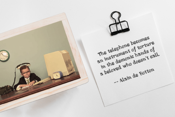 Old Telephone Font PNG with transparent background - Preview 3