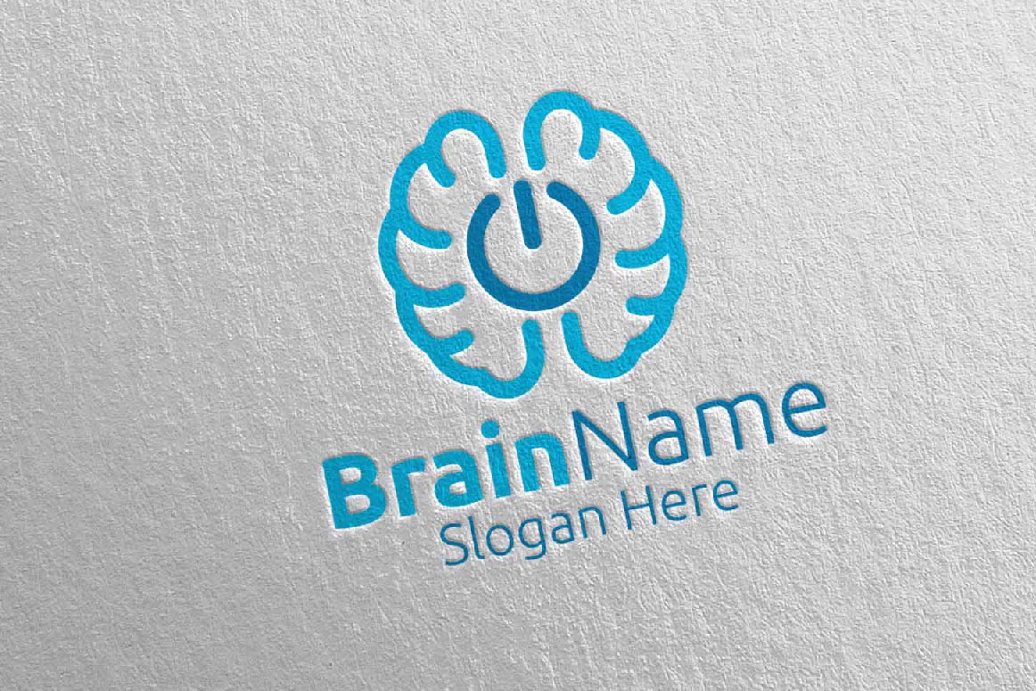 Power Brain Logo Design 41