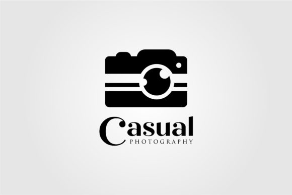 Casual Camera Photography Logo Design