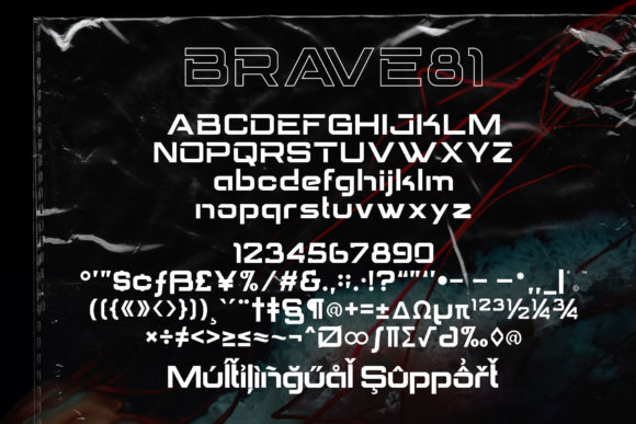 Brave Eighty One Font - Preview 1
