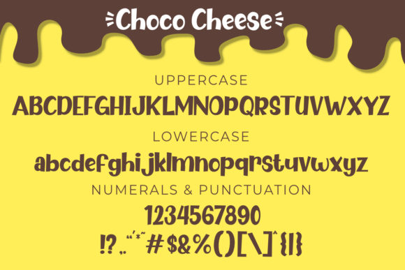 Choco Cheese Font - Preview 4