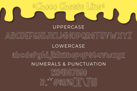 Choco Cheese Font - Preview 5